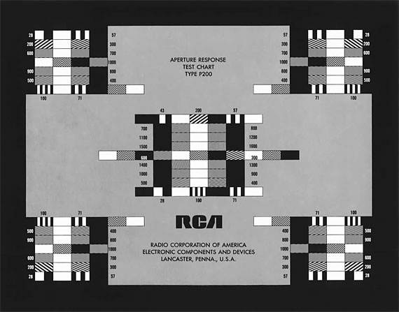 RCA P-200解像度测试卡