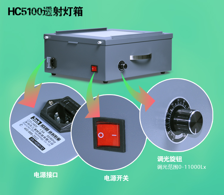 标准透射灯箱HC5100/3100 超长寿命LED光源照明